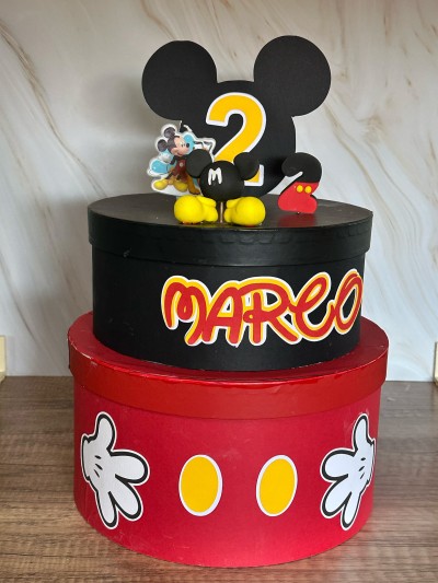 Torta finta tema Topolino